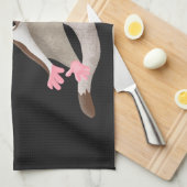 Leuke gelukkige suikerzweefvliegtuig cartoon illus theedoek (Quarter Fold)