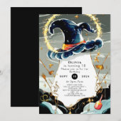 Leuke Gepersonaliseerd tovenaar Verjaardag Kaart (Voorkant / Achterkant)