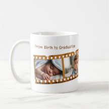 Leuke gepersonaliseerde 4-foto oude filmstrip Afst