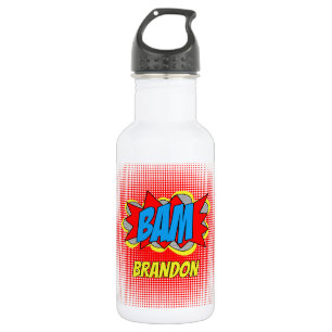 Leuke gepersonaliseerde aangepaste stripboek Pop A Waterfles
