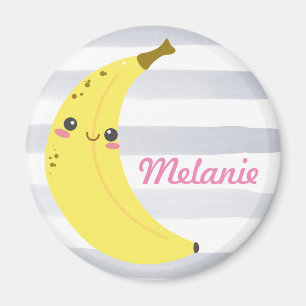 Leuke Gepersonaliseerde Banaan Kawaii Magneet