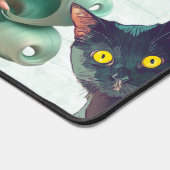 Leuke gepersonaliseerde speelmat voor kleine meisj bureaumat (Hoek)