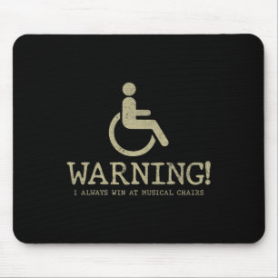 Leuke gezegden voor rolstoelgebruikers Disabilitie Muismat