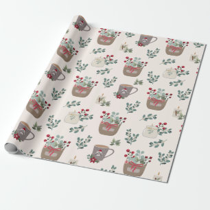 Leuke gezellige kerst cadeaupapier