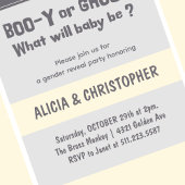 Leuke Ghost Bat Halloween Geslacht onthullen Kaart