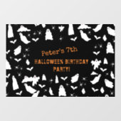 Leuke Ghost, Bats & Spiders Halloween Verjaardag Raamsticker (Vel)
