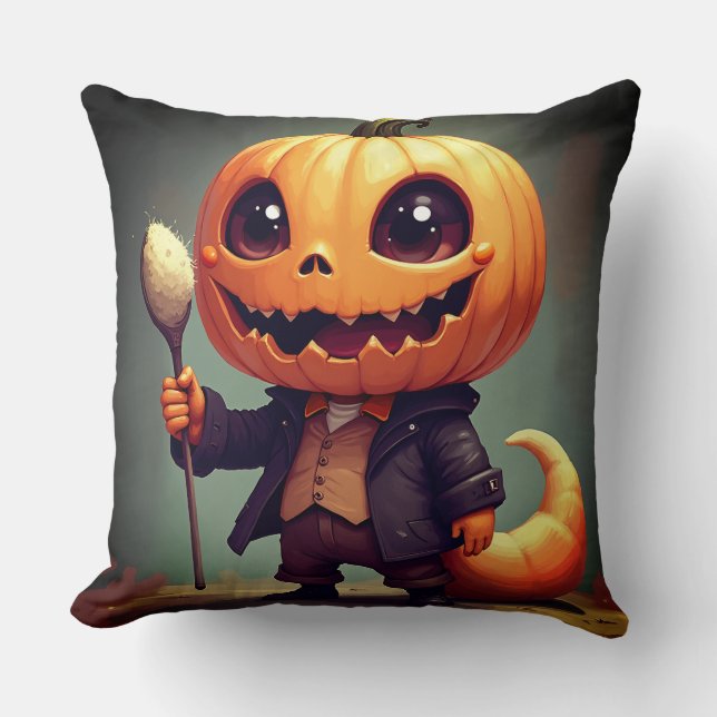 Leuke Ghost Character Cushion Kussen (Voorkant)