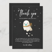 Leuke Ghost Halloween Baby shower Dank u Kaart (Voorkant / Achterkant)
