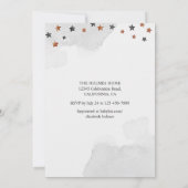 Leuke Ghost Halloween Baby shower Kaart (Achterkant)