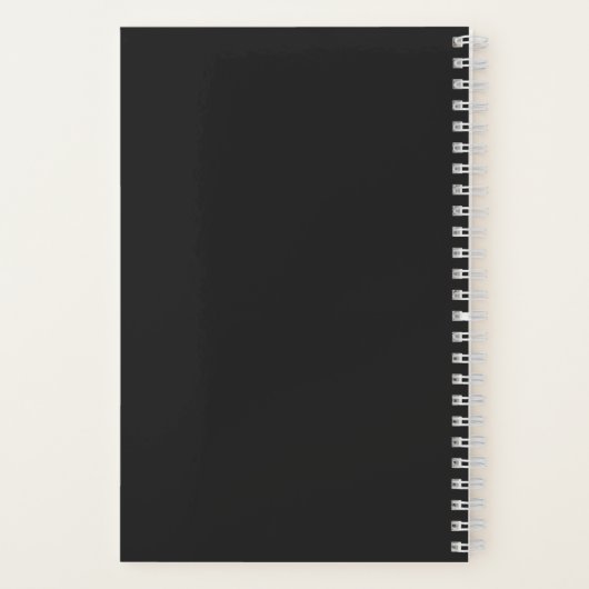 Leuke Ghost met gepersonaliseerd Afbeelding en tek Notitieboek (Achterkant)