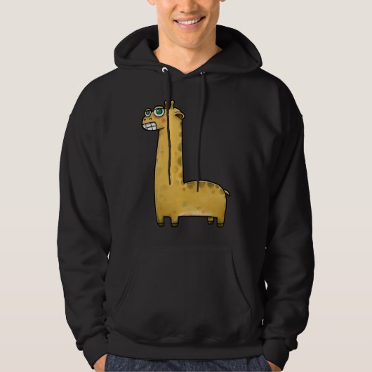 Leuke giraffe afbeelding hoodie (Voorkant)