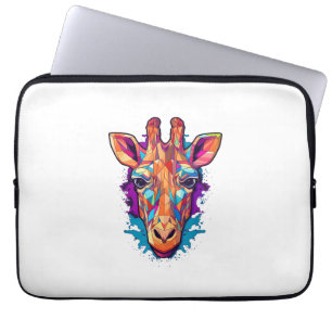 Leuke Giraffe Mannen Vrouwen Kinder Laptop Sleeve