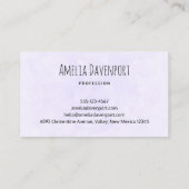 Leuke Giraffe met Floral Crown Visitekaartje (Achterkant)