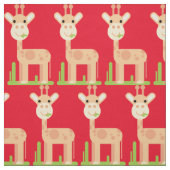 Leuke Giraffe Munching Thunder_Cove Stof (Swatch)