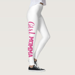 leuke GIRL MOMMA-typografie | Leggings