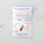 Leuke Glimworm "wat de liefde van I over u" kaart (Binnen)