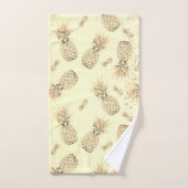 Leuke glitterij gouden ananas badhanddoek set bad handdoek (Handdoek)
