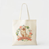 Leuke Golden Retriever Canvas tas (Voorkant)