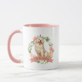 Leuke Golden Retriever dubbelzijdige print Mok (Links)