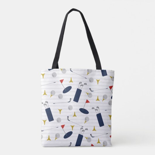 Leuke Golf canvas tas (Achterkant)