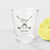 Leuke golf vrijgezellenfeest Laatste slag voor de  Shot Glas (Voorkant)