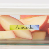 Leuke gradiënt lime groene paarse naam labels (Aangebracht)