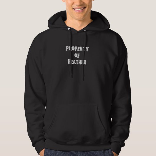 Leuke grafische eigenschap van Heather Hoodie (Voorkant)
