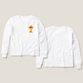 Leuke grafische pullover in zakformaat (Voorkant /achterkant)