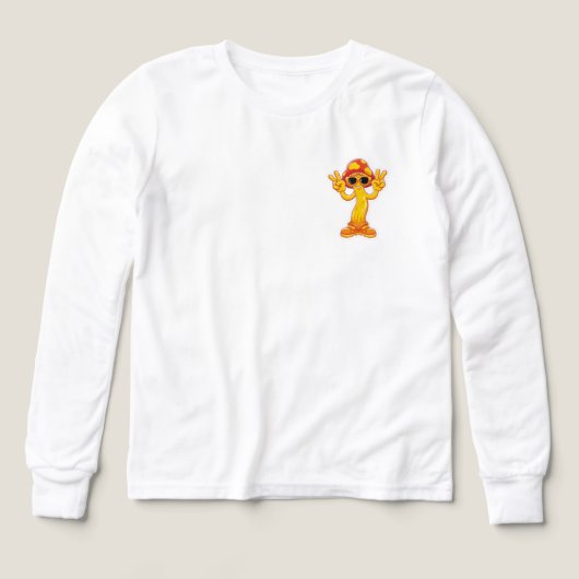 Leuke grafische pullover in zakformaat (Voorkant)