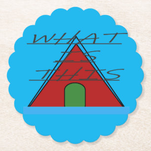 LEUKE GRAP PUZZELWOORDEN VRAAG BLAUW EN DONKERROOD KARTONNEN ONDERZETTERS