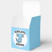 Leuke grappige Axolotl Squad aangepaste bewerkbare Bedankdoosjes (Geopend)