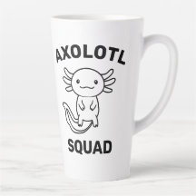 Leuke grappige Axolotl Squad aangepaste bewerkbare