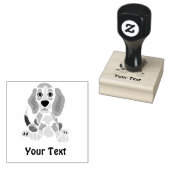 Leuke Grappige Beagle Stamp Rubberstempel (Gestempeld)