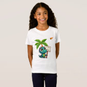 Leuke, grappige dinosaurus t-shirt (Voorkant volledig)