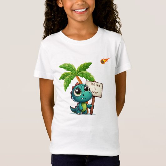 Leuke, grappige dinosaurus t-shirt (Voorkant)