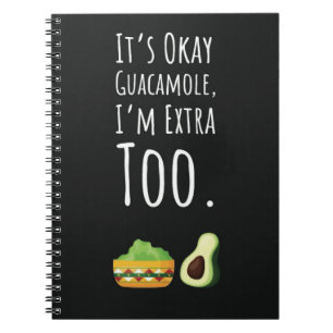 Leuke Grappige Guacamole Cadeaus Avocado Fan Notitieboek