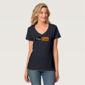 Leuke, grappige logo, grappige quote t-shirt (Voorkant volledig)