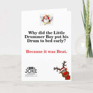 Leuke grappige papa kerst grap feestdagen kaart