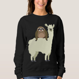 Leuke Grappige Sloth Riding Llama 32 Trui