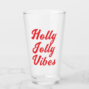 Leuke Grappige Stijlvolle Moderne Prettig Kerstmis Glas