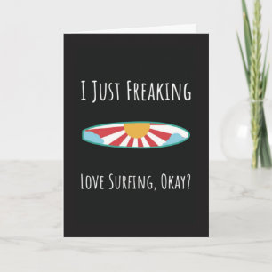 Leuke Grappige Surfkaarten Zomer Surfer Oceaan Hum Kaart