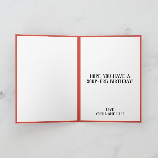 Leuke Grappige Tomaat Pun Mam Gelukkige Verjaardag Bedankkaart (Binnen)