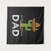 Leuke grappige vadergrap _ Funny Saying Dad Wandkleed (Voorkant (horizontaal))