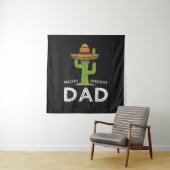 Leuke grappige vadergrap _ Funny Saying Dad Wandkleed (In situ)