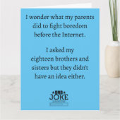 Leuke Grappige Vadergrap Kaart (Voorkant)