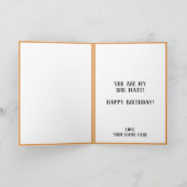 Leuke Grappige Wortel Pun Man Gelukkige Verjaardag Bedankkaart (Binnen)