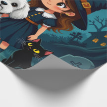 Leuke griezelige cadeauverpakking met pompoenen, s