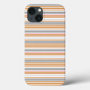 Leuke grijs bruine strepen iPhone 13 hoesje