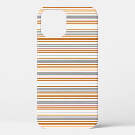 Leuke grijs bruine strepen Case-Mate iPhone case (Achterkant)