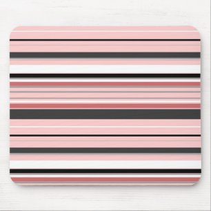 Leuke grijze roze strepen muismat